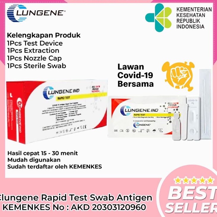 Best Seller Swab Hidung Mandiri Kit AG AKD 1Pcs
