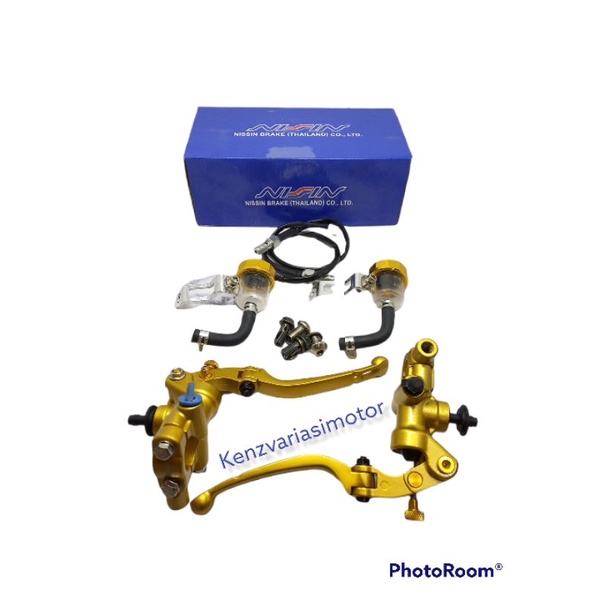Master rem Nissin dua Tabung Full Gold Thailand PNP Nmax PCX ADV Xmax dll