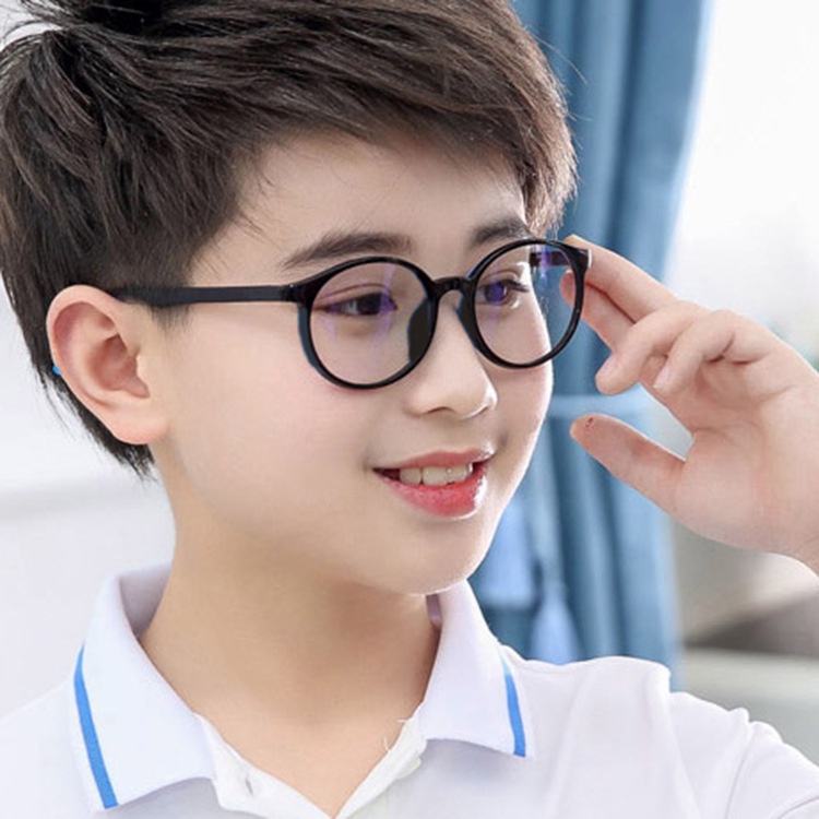 [✅READY STOCK] Anak UV400 Kacamata Hitam Unisex Frame Anti Radiasi Anti Biru Fashion Komputer  Flexible Frame  Penjualan Panas Mode