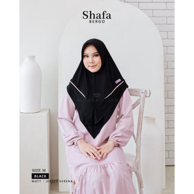 Hijab Alfasa BERGO SHAFA diskon up to 10% order reseller