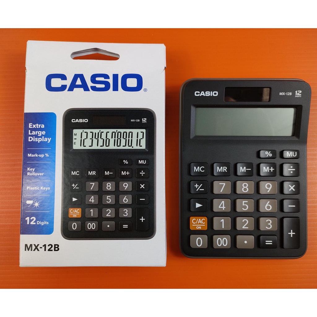 

CALCULATOR / KALKULATOR CASIO MX 12 ( ORIGINAL )