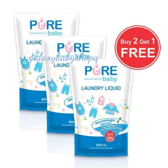 Pure Baby Laundry Liquid Refil 900ml