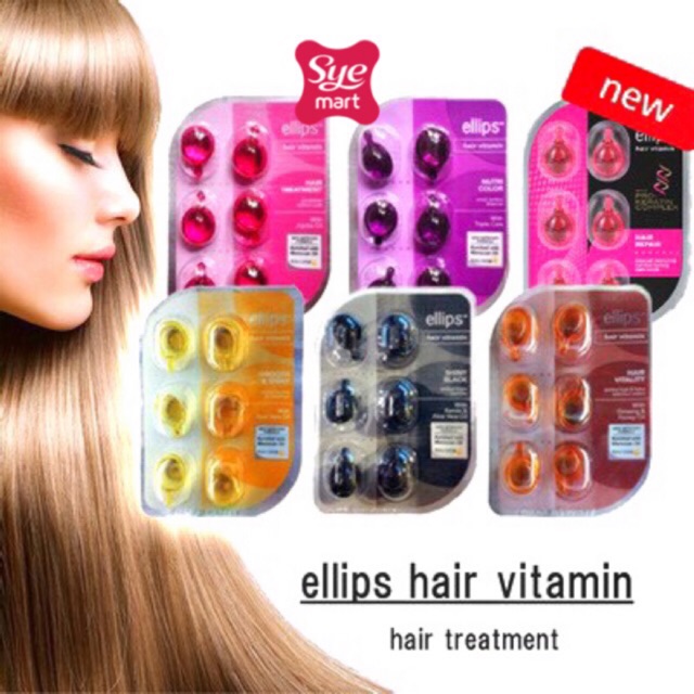 Bpom Ellips Hair Vitamin Sachet Isi 6 Capsule Vitamin Rambut Sye Mart