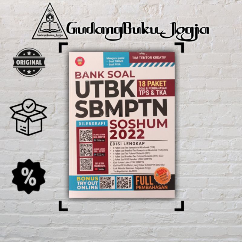 Buku UTBK SBMPTN 2022 Bank Soal UTBK SBMPTN Soshum 2022 Yrama Widya