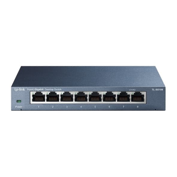 TP-Link TL-SG108 8 port Desktop Gigabit Switch Steel Case