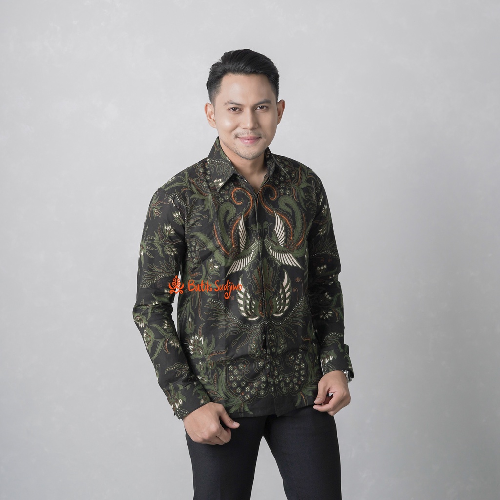 Atasan Kemeja Batik Pria Slimfit 1033