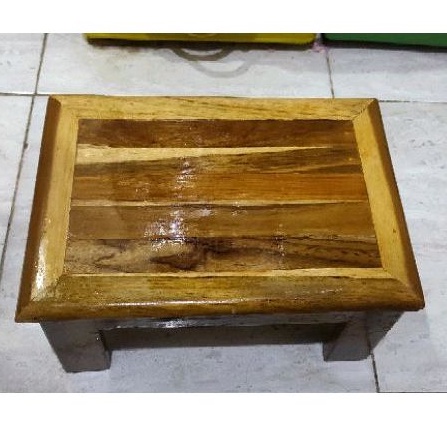 dingklik kayu jati asli/jengkok kayu jati asli