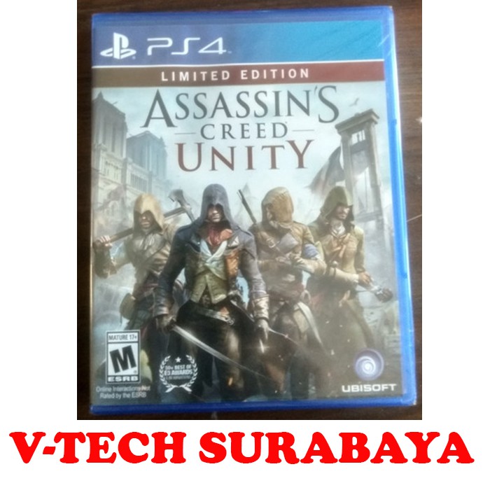 ASSASSINS CREED UNITY LIMITED EDITION PS4