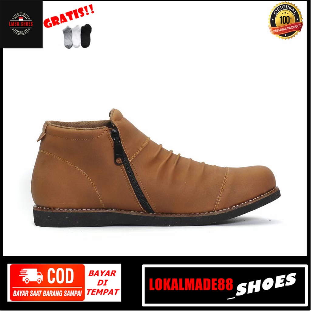 REBOOT X BRODO SAVAGE ORIGINAL Sepatu Boot Pria Fashion Terbaru Termurah - sepatu formal pria kerja 