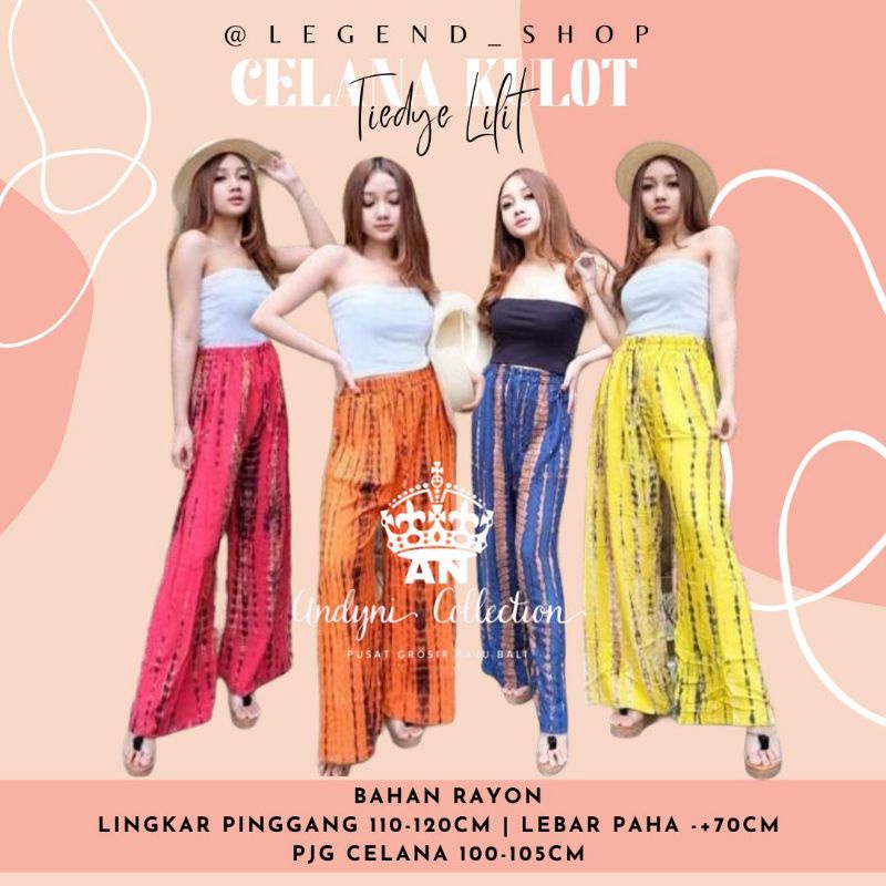  Celana  kulot lilit panjang  bali  Shopee Indonesia