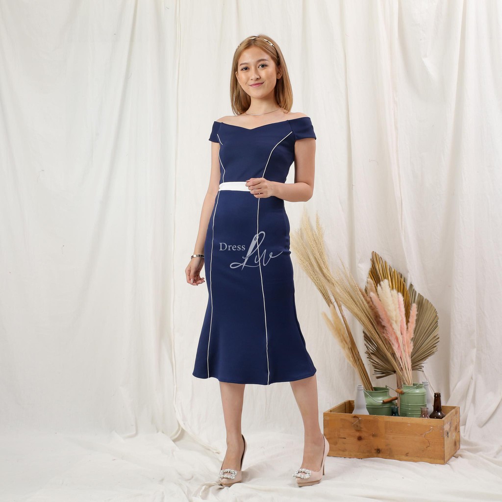  Dress  Ave dress  pesta dress  wanita  dress  scuba dress  