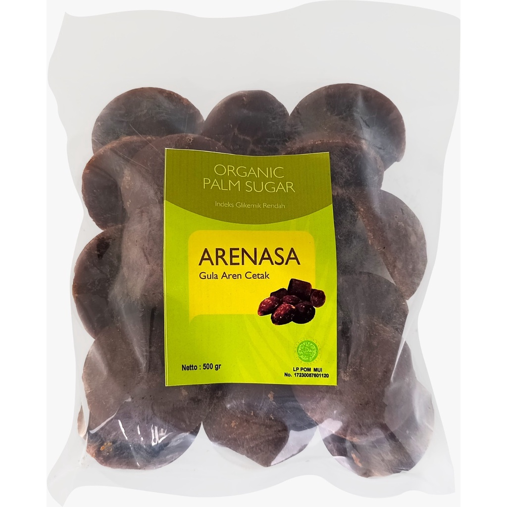 

Gula Aren ARENASA Cetak Ukuran 1kg Bentuk Koin