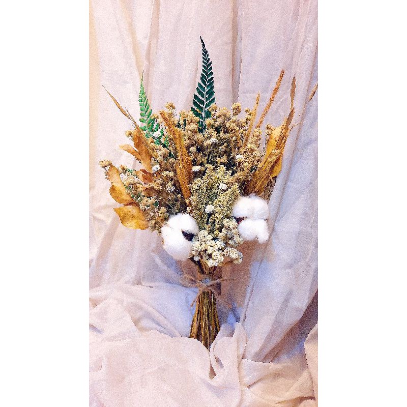 H02 buket bunga kering / buket dried flower / bouquet dried flower / buket wedding