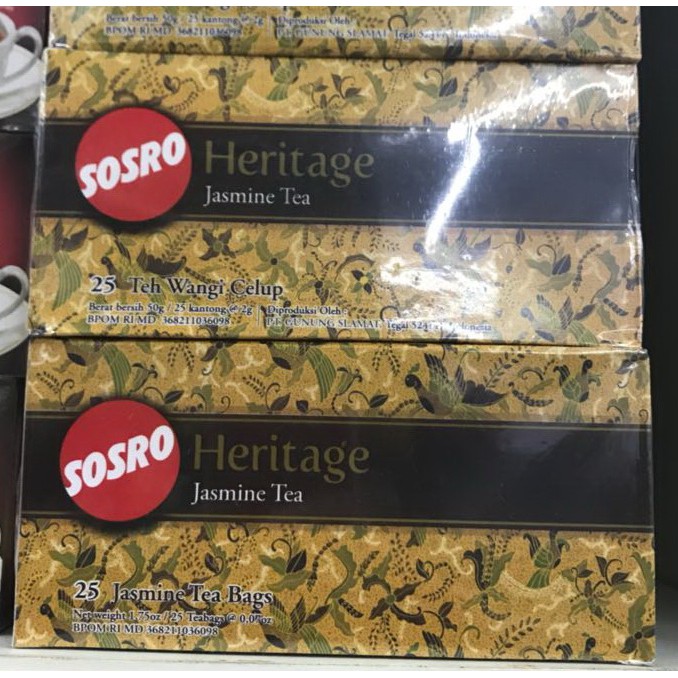 

Teh Tegal Sosro Jasmine Tea Heritage 50 Gram