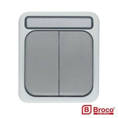 (BROCO) SAKLAR ATLANTIC WEATHERPROOF 2G 2162 BROCO