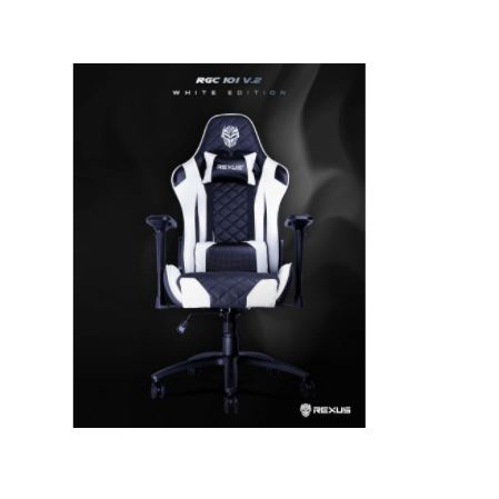 Gaming chair rexus 4d Polyutherane leather rgc-101 - Bangku kantor rgc101 - Kursi racing