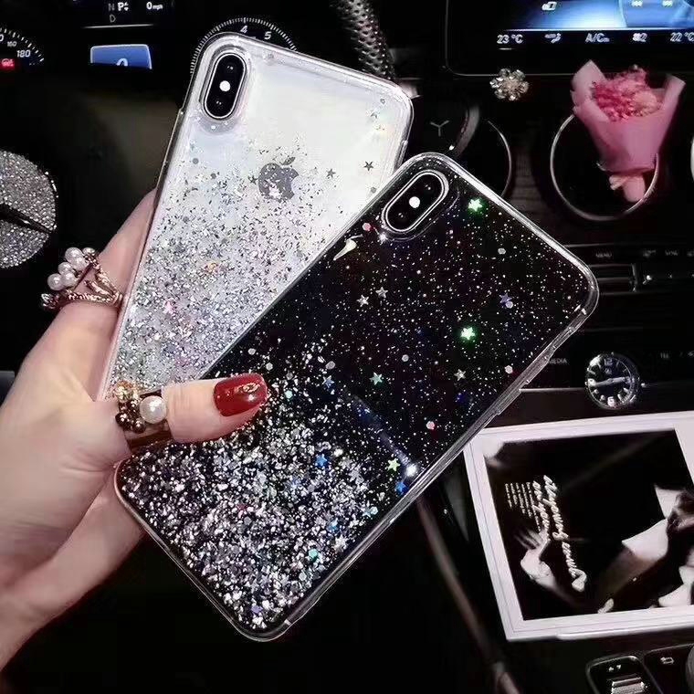 Casing VIVO V20 SE Y30i Y50 Y30 Y20 Y20i Y20s Y12s V19 V17 S1 Y19 Y17 Y15 Y12 Y12i Y11 Y91 Y93 Y95 Y91C Y1s Y53 Y55 Y55s Y65 Y71 Y81 Y81i Z1 Pro Sequin Glitter Soft Case Cover-5