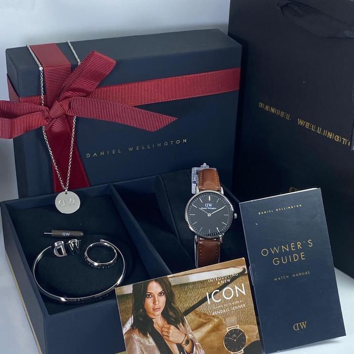 Jual Jam Tangan Wanita DW Fullset Box Pita - No 1 Bergaransi