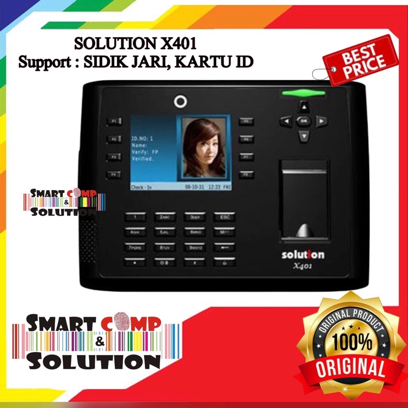 Mesin Absensi Fingerprint Solution x401