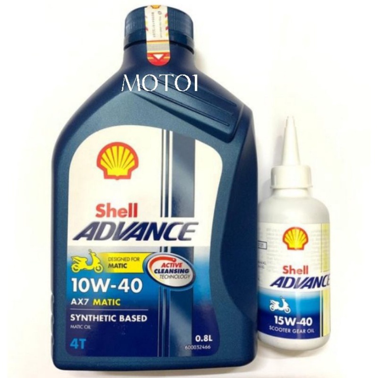 DIJAMIN ASLI!! SHELL AX7 MATIC 0.8 L  DAN SHELL GEAR [PILIH VARIAN] - Bisa di scan