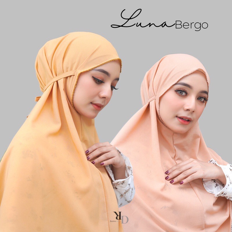 Luna bergo instant / hijab daily instant / bergo crochet / hijab instant-5