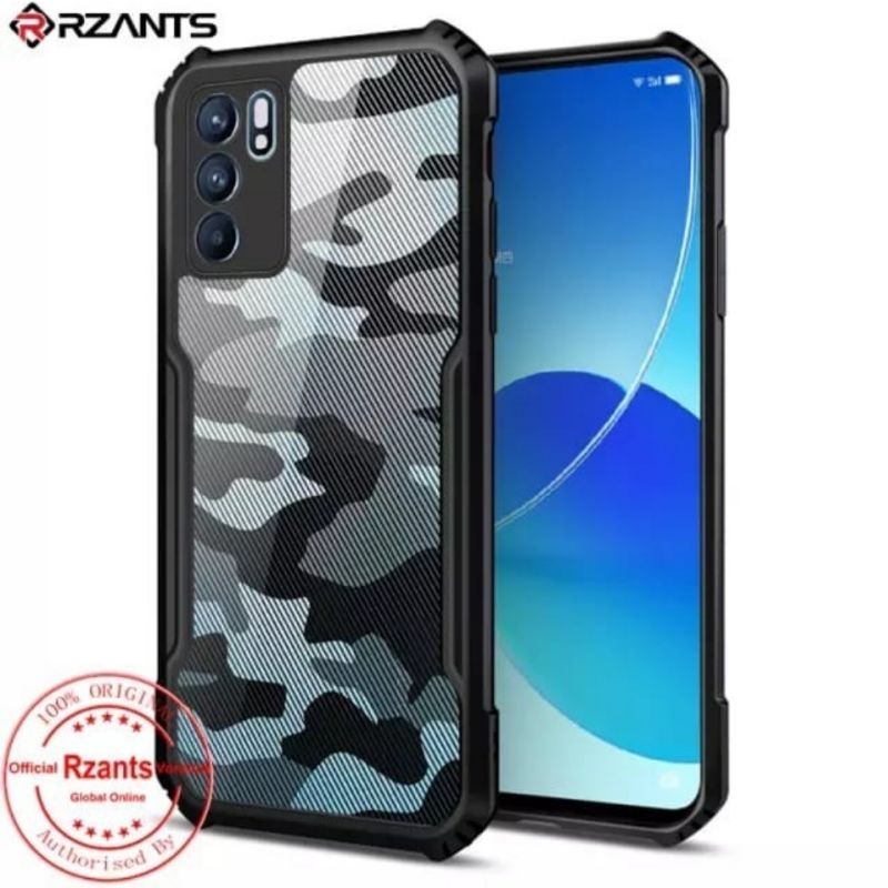 Oppo Reno 6 4G / Reno 6 5G Cover Beetle Rzant Camo Military Original Shockproof Soft Case Reno6