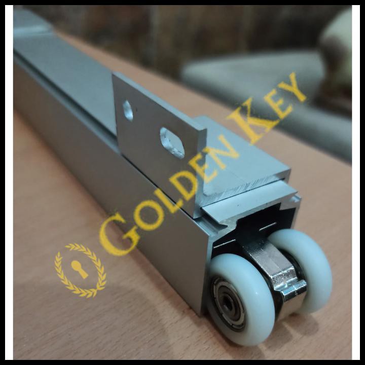 Spesial - Rel Pintu Roda Sliding Aluminium Alumunium 1.6 Meter 160 Cm J2 A2