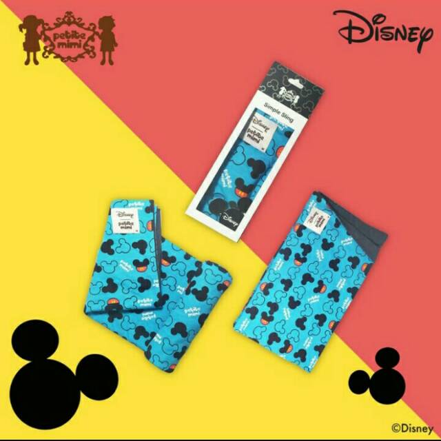 PETITE MIMI Limited Edition DISNEY Simple Sling Geos Gendongan Kaos