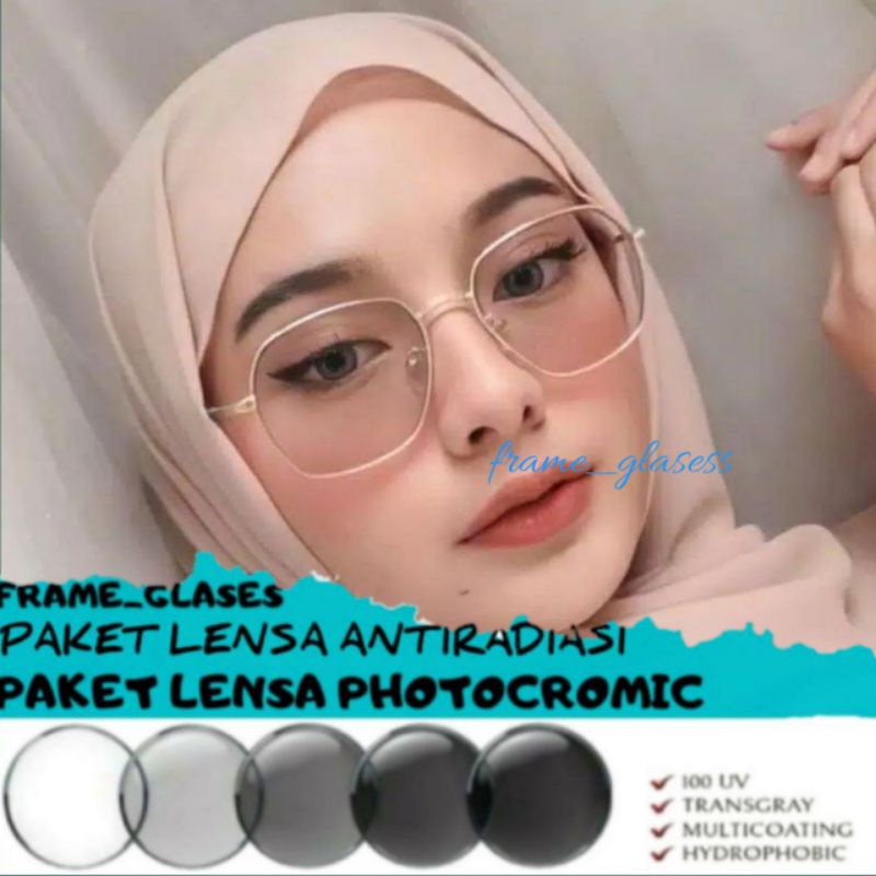 KACAMATA PHOTOCROMIC 6803 MINUS/NORMAL KACAMATA WANITA