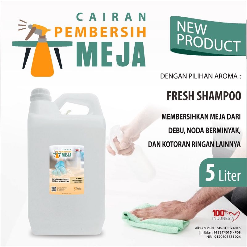 Cairan pembersih meja antiseptic aneka aroma wangi segar kemasan jurigen 5 liter