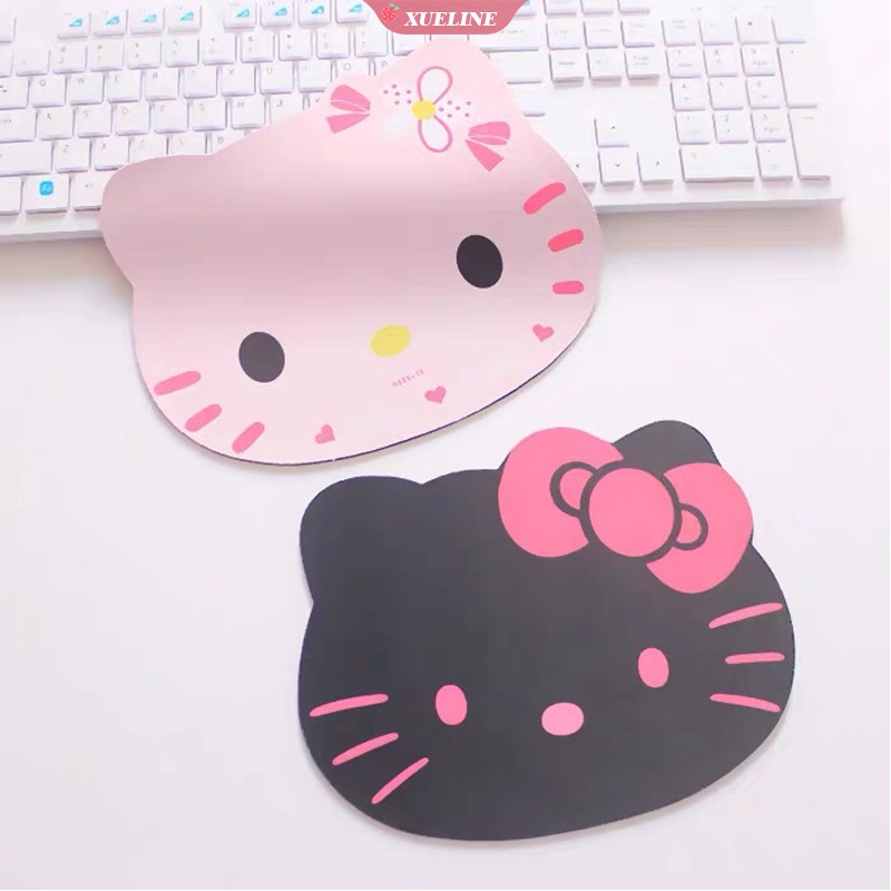 Mouse pad Anti slip Motif Kartun Hello kitty Sanrio Untuk Kantor