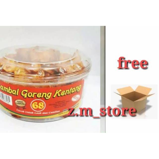 

Sambal goreng kentang 68 kemasan toples
