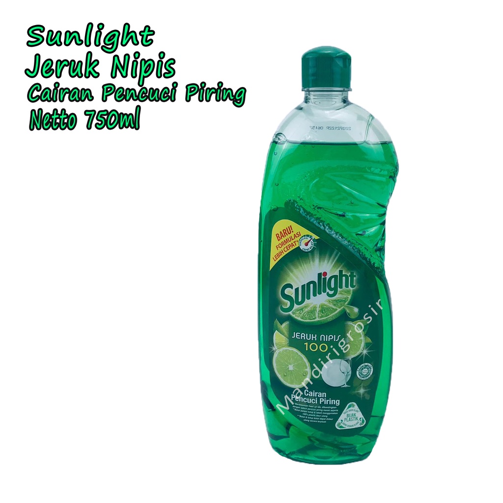 Sunlight Jeruk Nipis 100 * Cairan Pencuci Piring * 750 ml