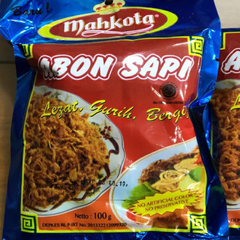 

ABON SAPI HALAL 100gr ABON SAPI MAHKOTA