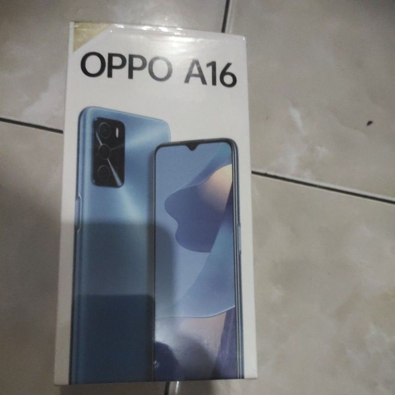 HANDPHONE OPPO A16 SECOND BARU 2BULAN RAM 3/64