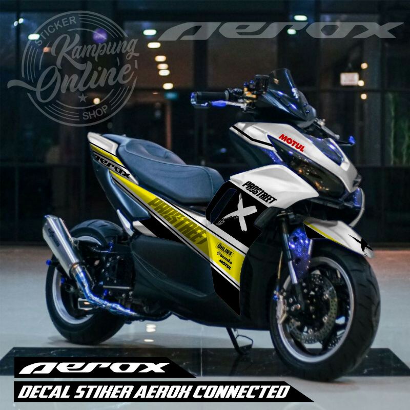 Stiker Decal Aerox Conected Stiker Striping fullbody