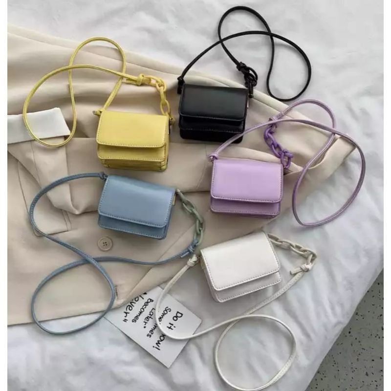 TAS SELEMPANG WANITA SLINGBAG RANTAI FASHION KOREA