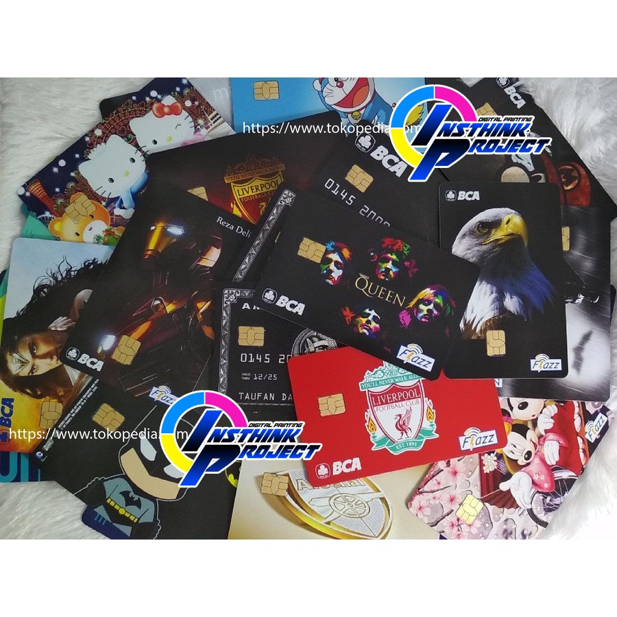 Emoney mandiri flazz bca gen 2 brizzi tap cash custom SQUID GAME card kartu e toll free edit 1 sisi atau 2 sisi cocok untuk komunitas dan souvenir