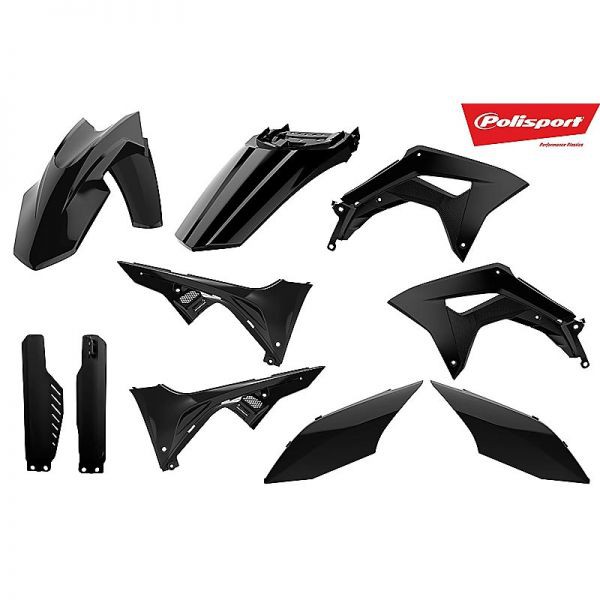 HONDA CRF150L - CRF 150 L 2017 2018 2019 2020 2021 2022 2023 2024 2025 - POLISPORT Complete Kit - Cover Body Full Set Motocross HONDA CRF 150 L