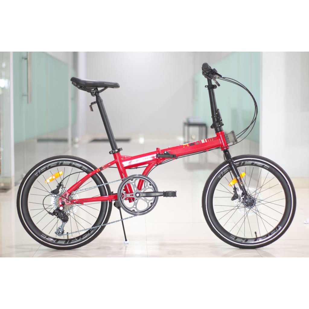 Sepeda Lipat 20 foldX 8 Speed foldX X'LITE Merdeka foldX X'LITE LX foldX8 fold X 8 foldX XLITE fold X LITE Element Folding Bike DAMN! I LOVE INDONESIA