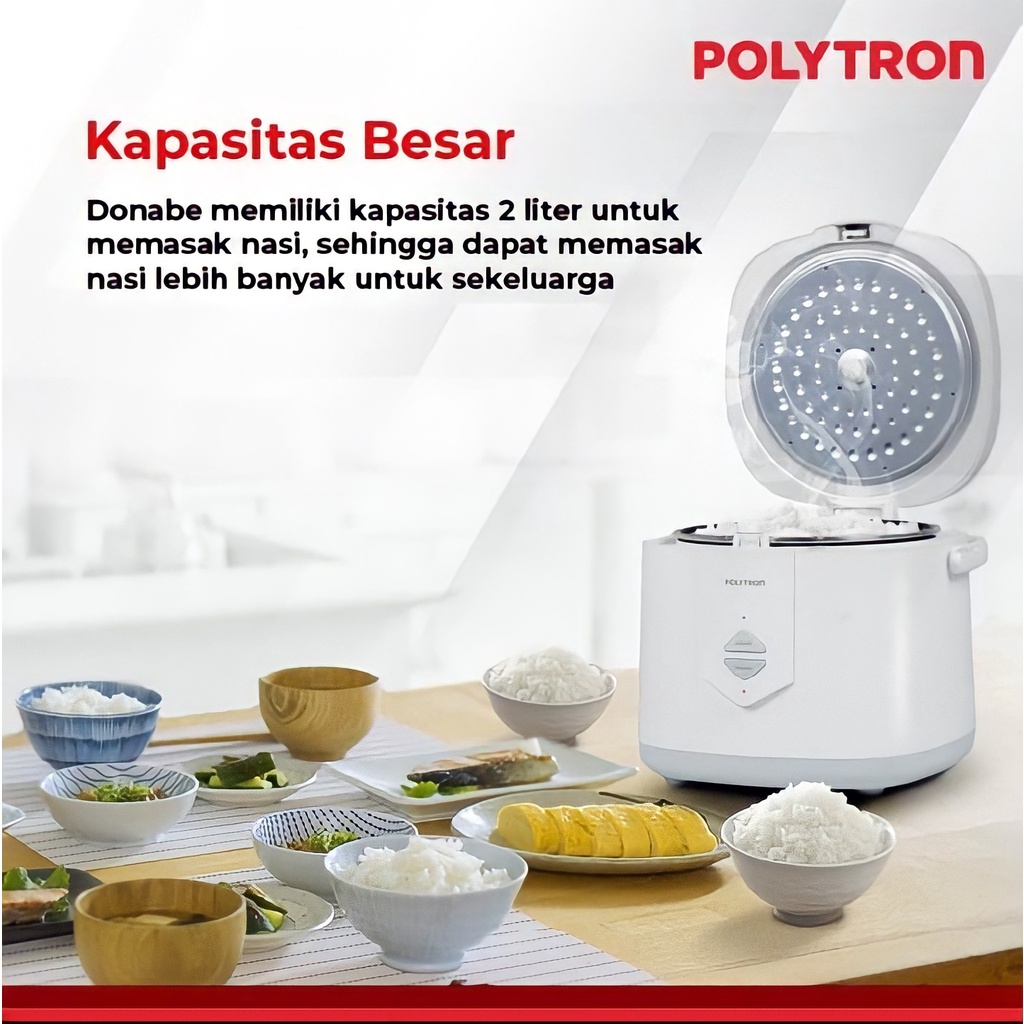 Polytron Rice Cooker Donabe 2 Liter PRC 1201