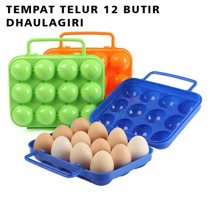 Tempat Telur Outdoor Dhaulagiri 12 butir Box Telur Egg Case