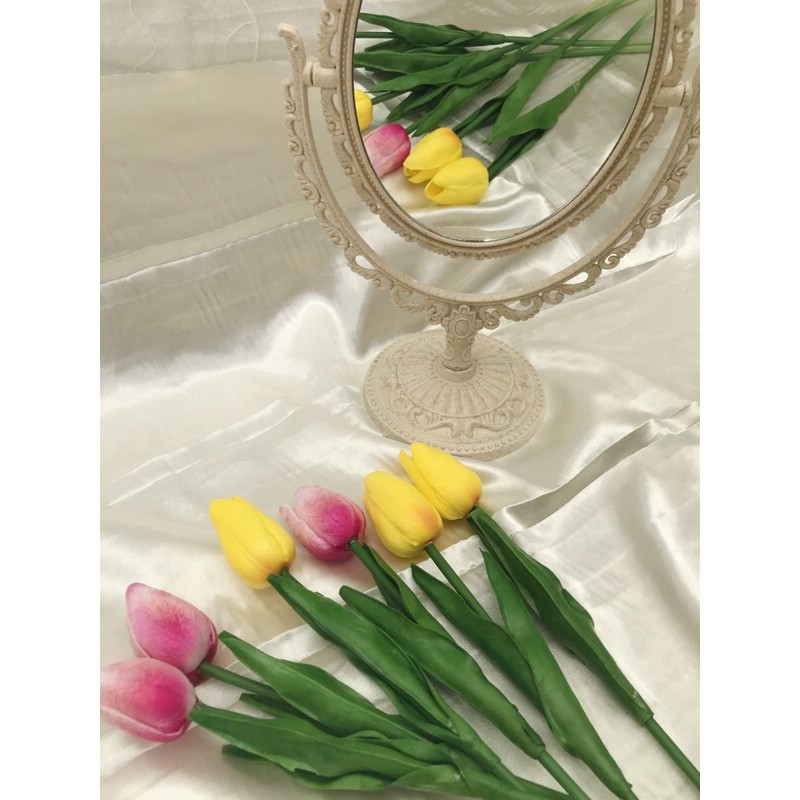 Bunga Tulip Latex Import Real Touch bunga Dekorasi Bunga Artificial Tulip Besar-2