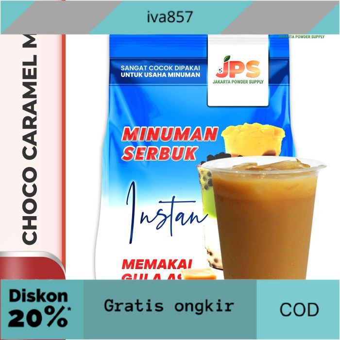 

PROMO Bubuk Minuman Choco Caramel Mix Powder Instan JPS Gula GRATIS ONGKIR