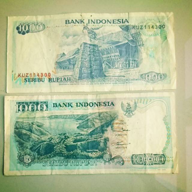 Uang indonesia th 1992