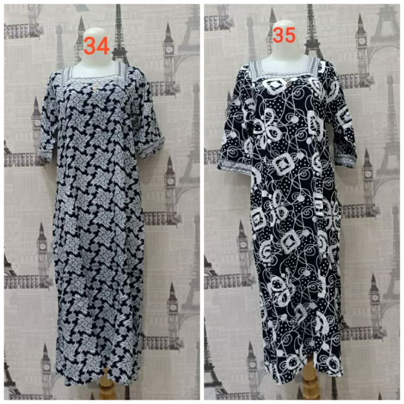 Sekdres Lengan 3/4 Kencana Ungu Label Coklat