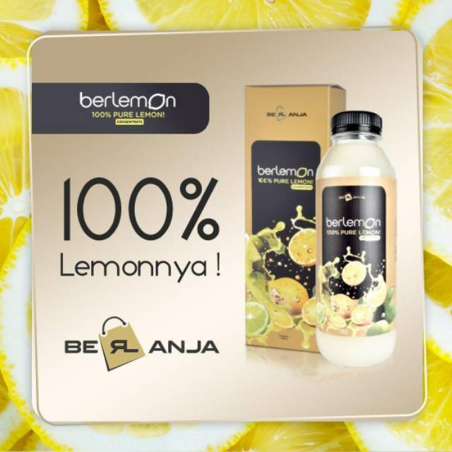 

BERLEMON 500 ML Sari Lemon Murni Minuman Perasan Lemon Asli 500ml