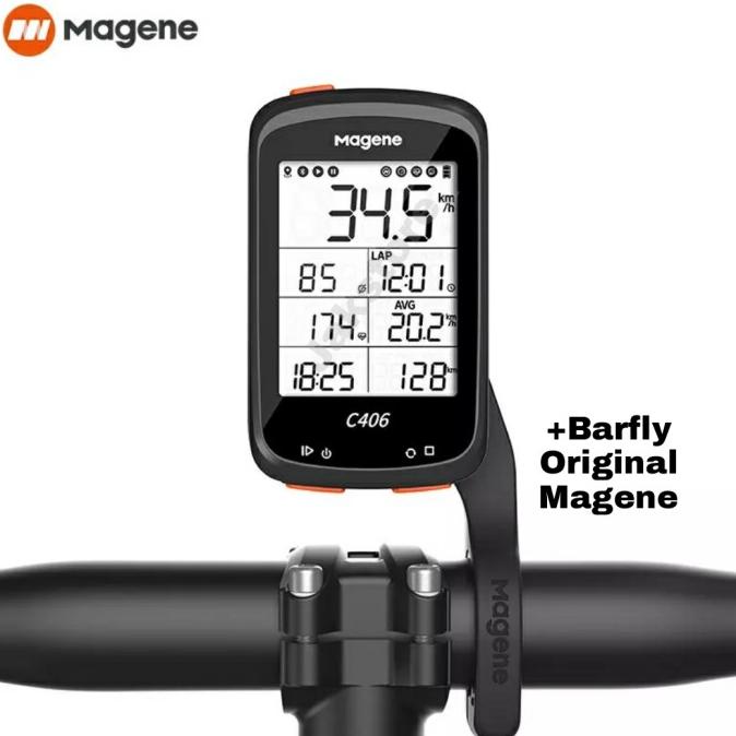 Speedometer Sepeda Magene C406+Barfly Original Cyclometer Magene C406