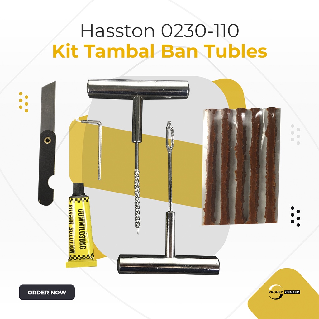 Alat Gagang Jarum Tambal Ban Tubles - Tubeless Tire Repair Kit