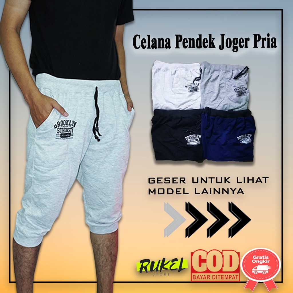 Celana Jogger Pria Training Pendek - JGRPNDK